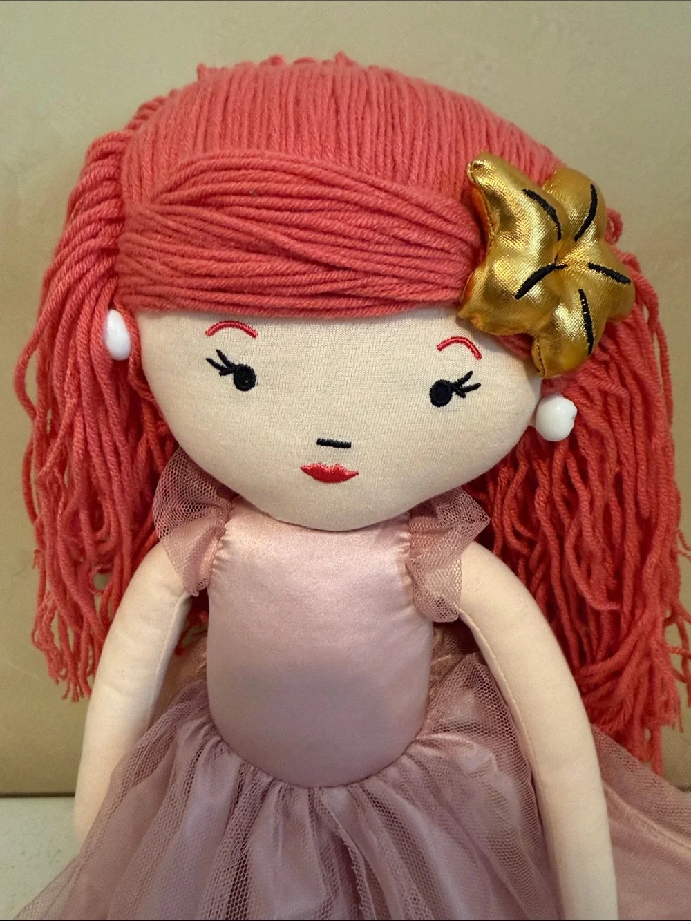 Disney’s The Little Mermaid Ariel Doll - Soft Girls' Throw Pillow/Doll